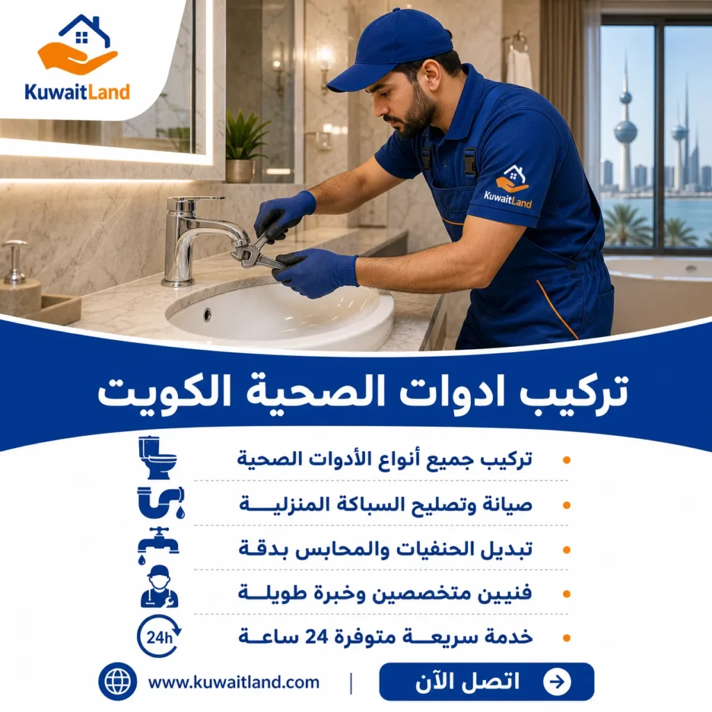 تركيب ادوات صحية بالكويت