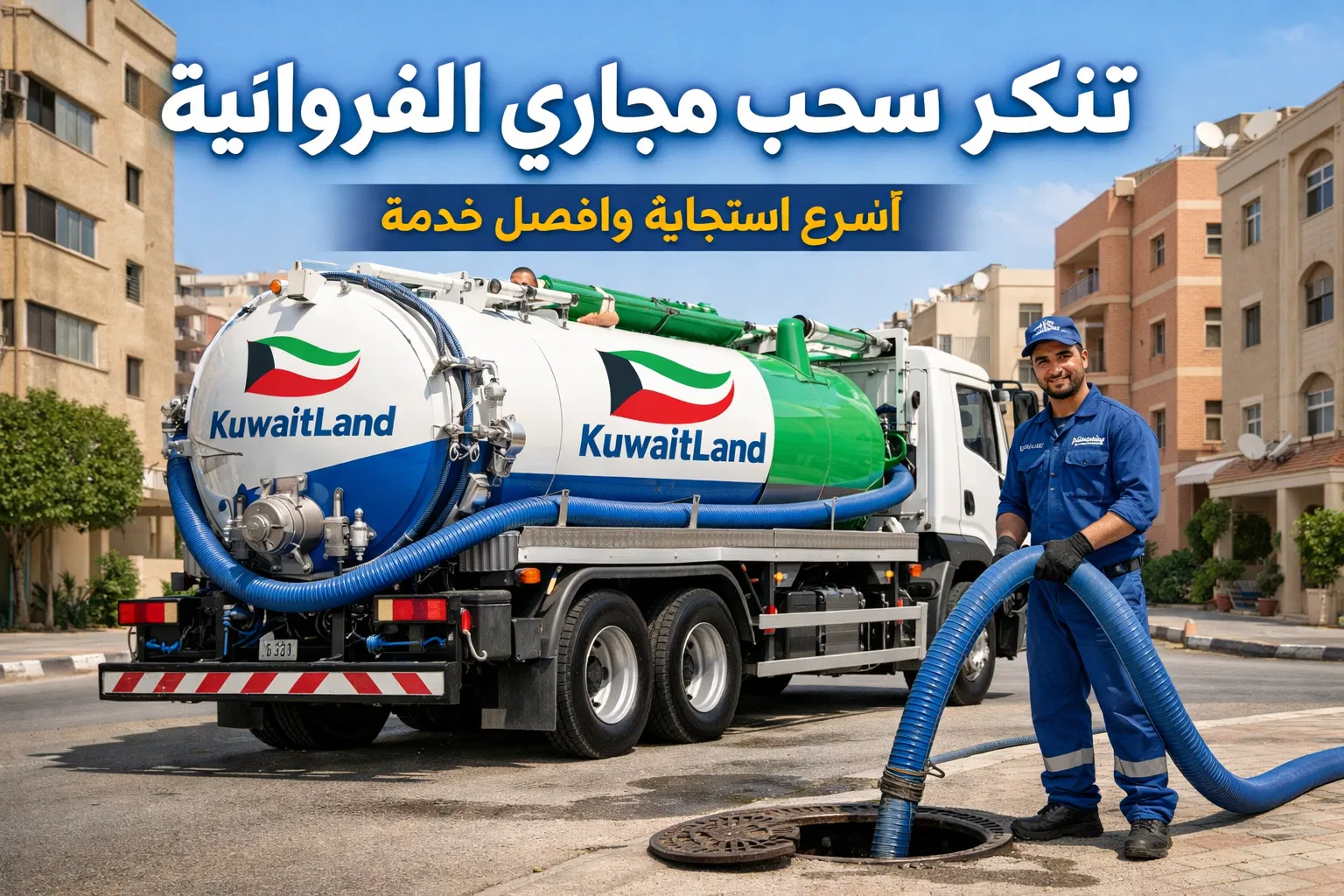 تنكر سحب مجاري الفروانية