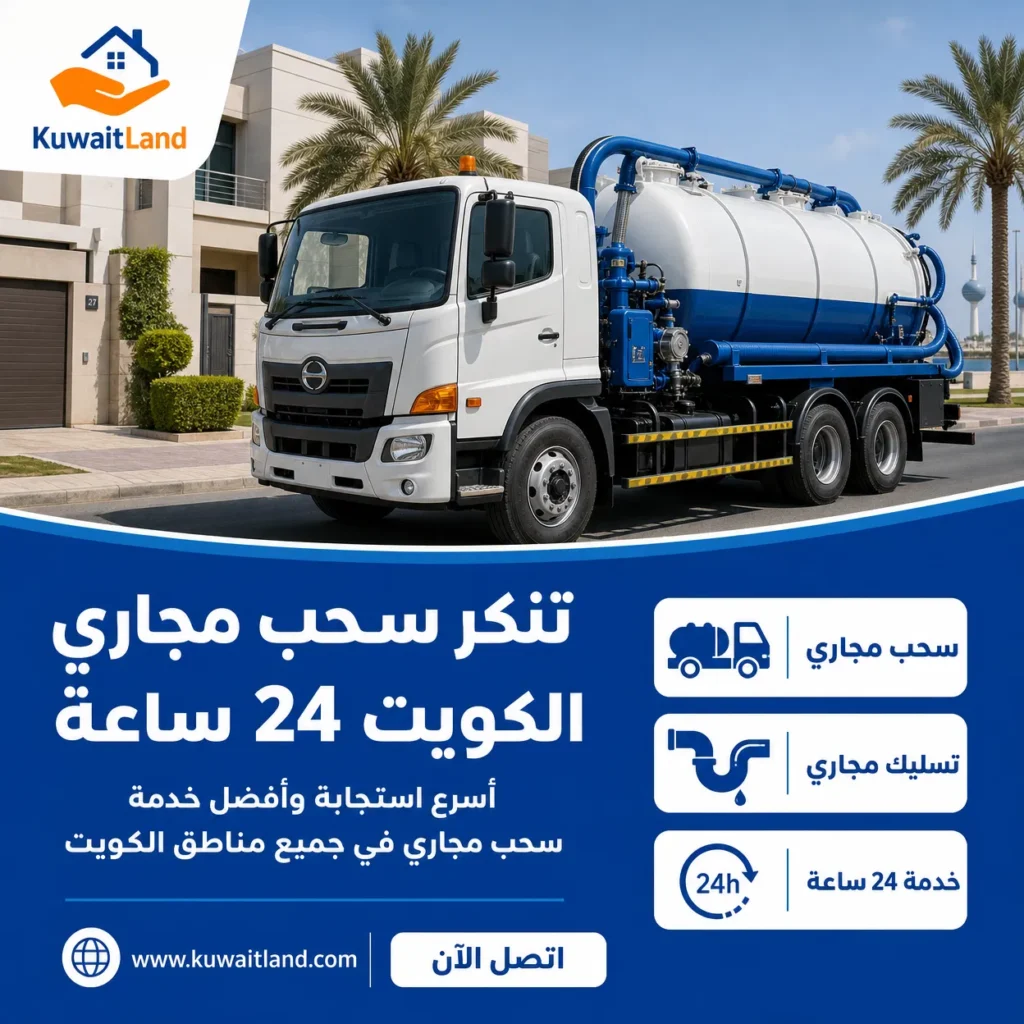 تنكر سحب مجاري الكويت