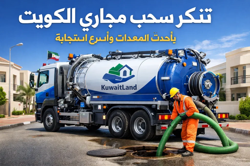 تنكر سحب مجاري الكويت