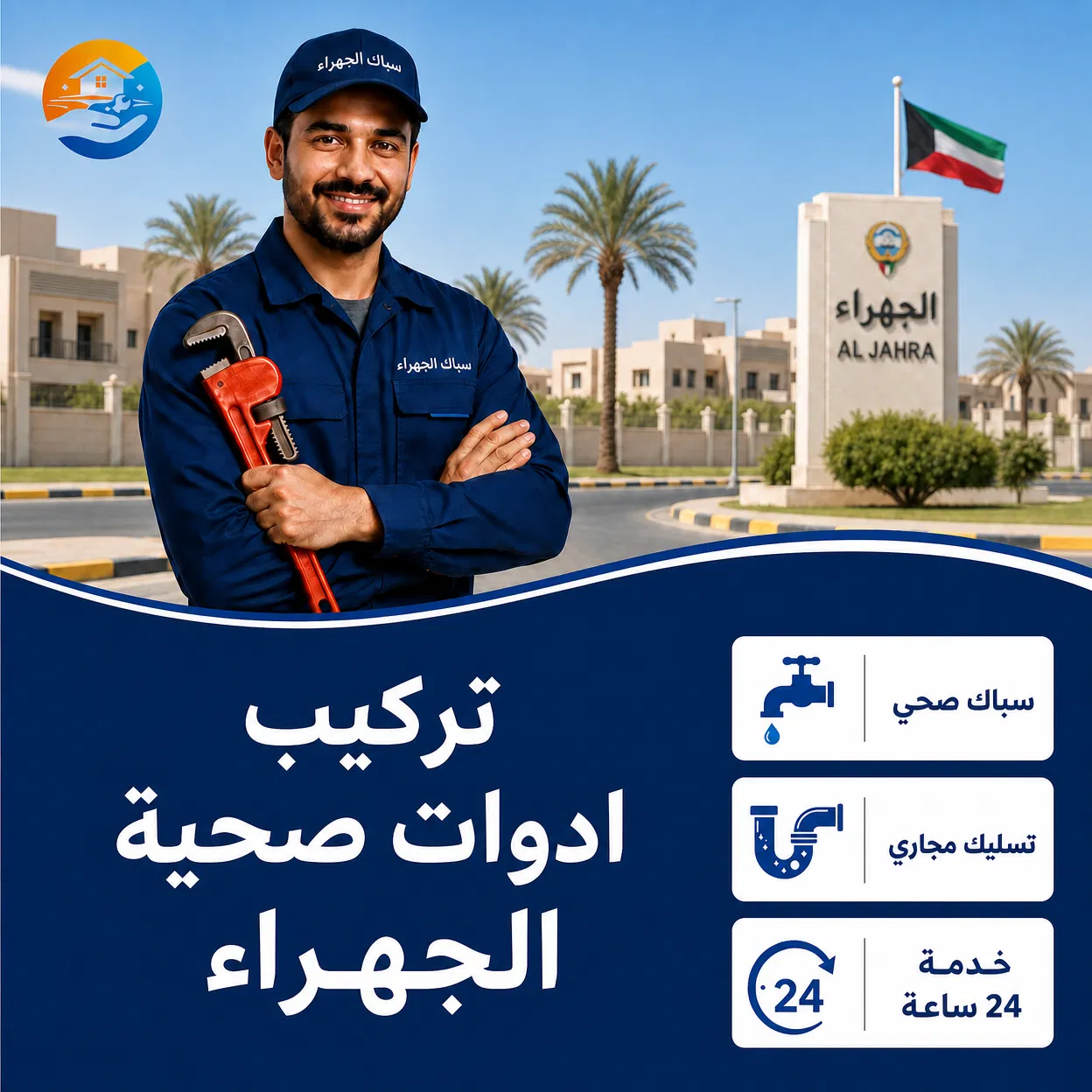 تركيب ادوات صحية الجهراء
